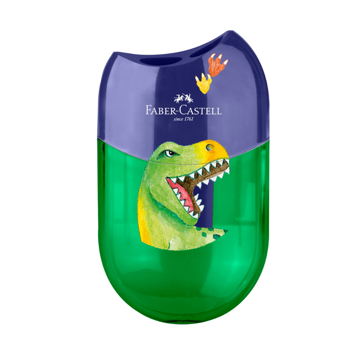 ASCUTITOARE PLASTIC DUBLA CU CONTAINER UNICORNI SI DINOZAURI FABER-CASTELL ASCUTITOARE PLASTIC DUBLA CU CONTAINER UNICORNI SI DINOZAURI FABER-CASTELL
